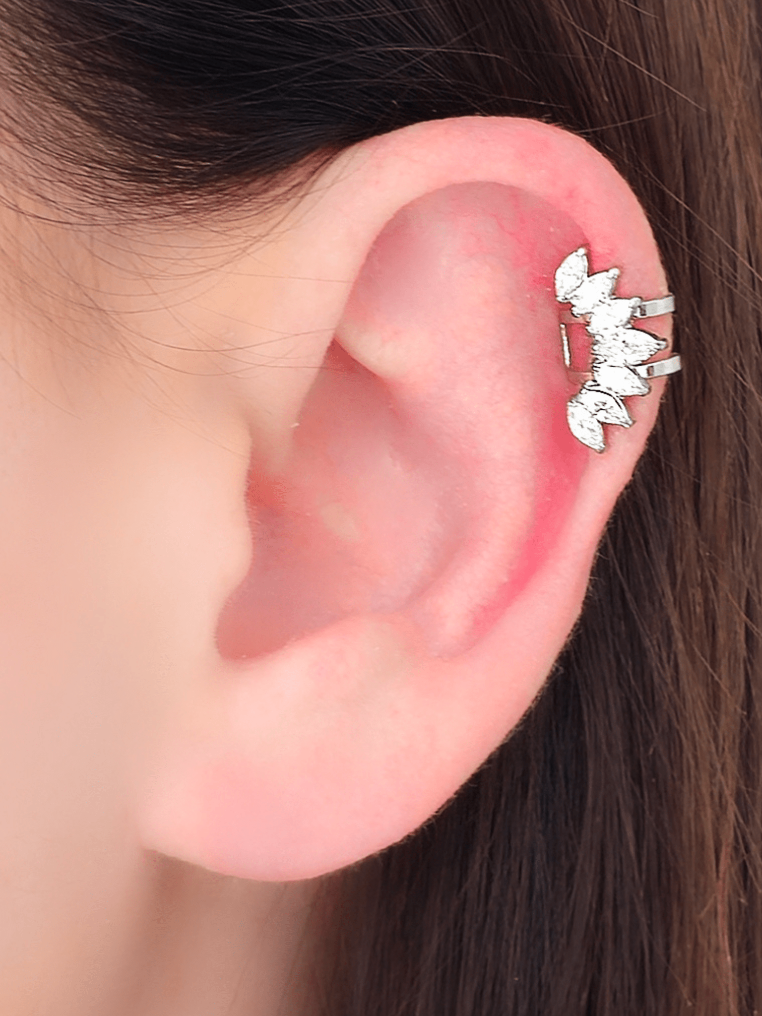 Ear Cuff "Aurora" Silver - 333HOPE333