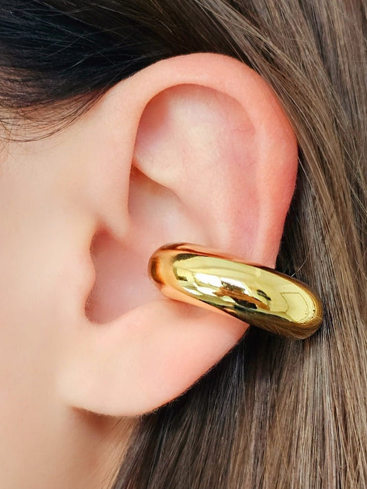 Ear Cuff "Giulia Big" Gold - 333HOPE333