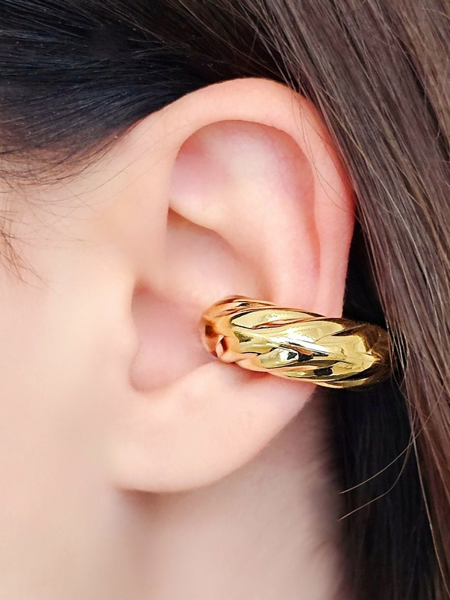 Ear Cuff "Helical" Gold - 333HOPE333