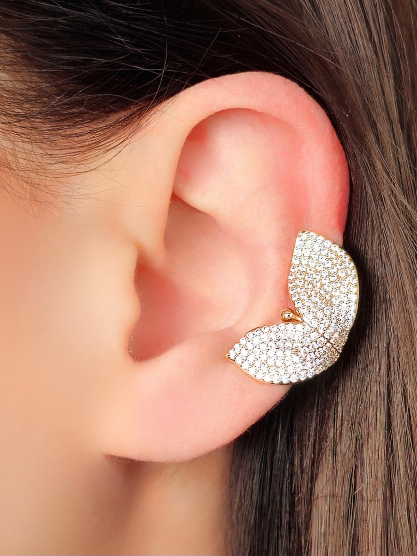 Ear Cuff "Leafs" Gold - 333HOPE333