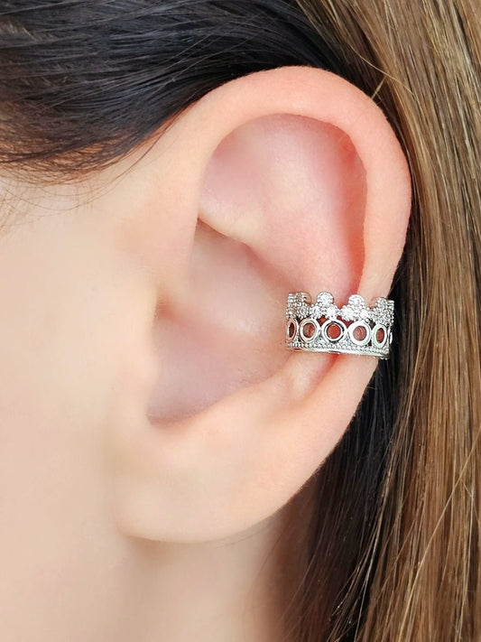 Ear Cuff "Queen" Silver - 333HOPE333