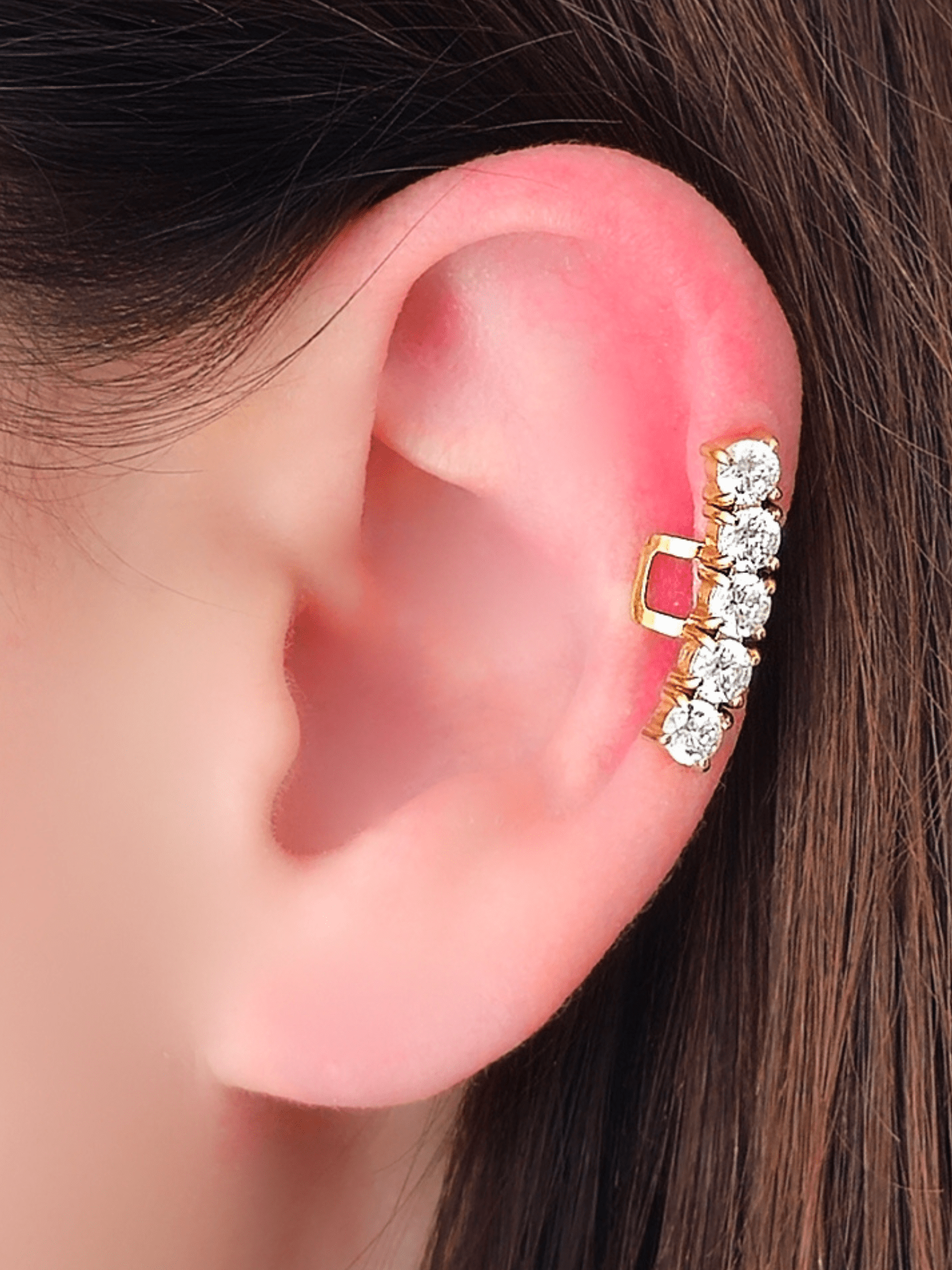 Ear Cuff "Scia di Luce" Gold - 333HOPE333