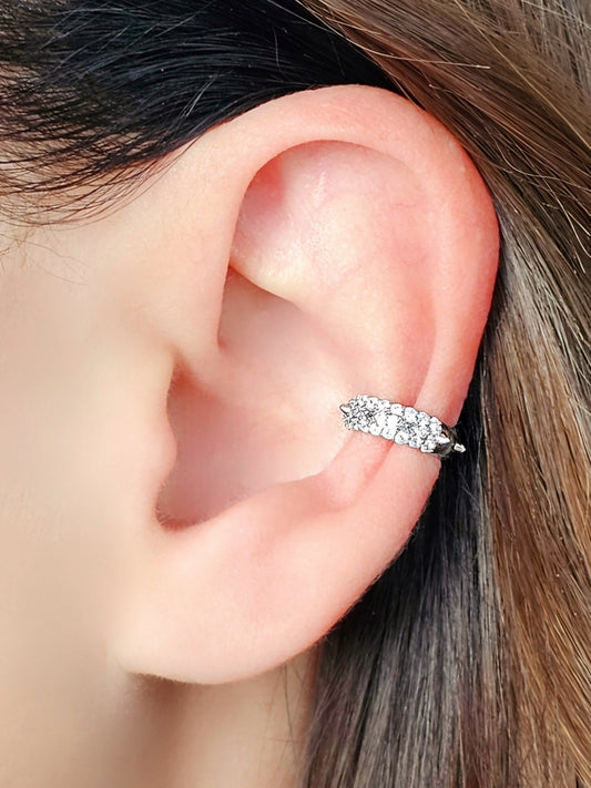 Ear Cuff "Spikes" Silver - 333HOPE333