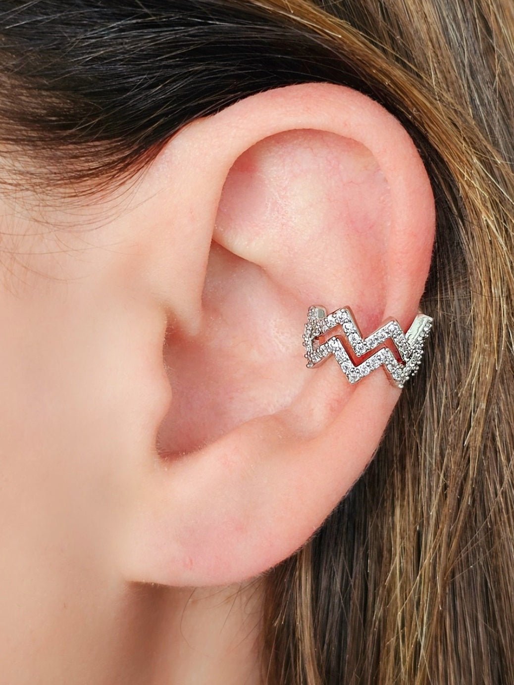 Ear cuff "Waves" Silver - 333HOPE333