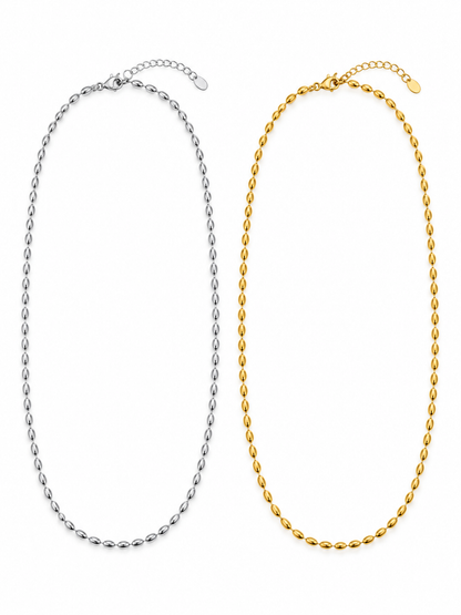 Collana Lunga "Bellissima" Gold o Silver