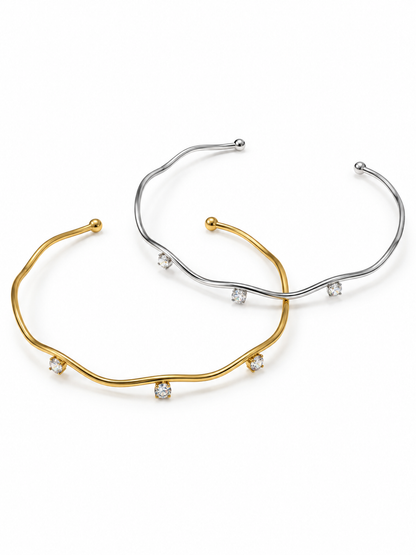 Choker Bangle "Medea" Gold o Silver