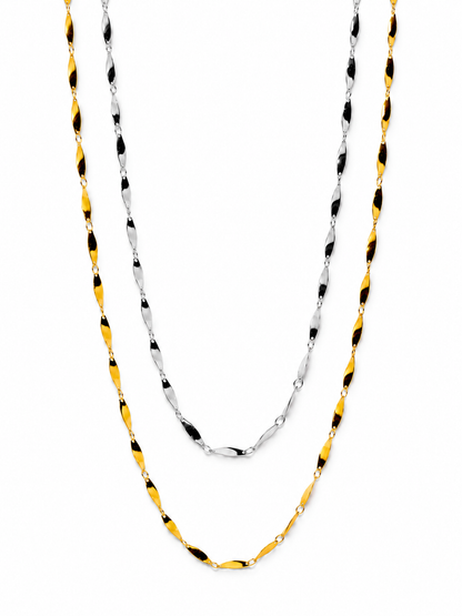 Collana "Essenza" 80+5 cm. Gold o Silver