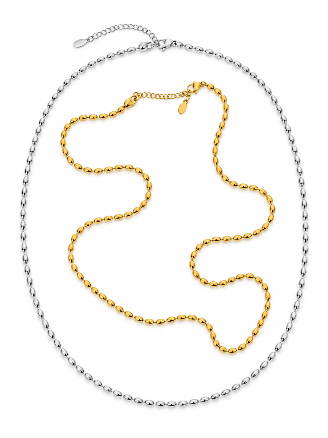 Collana Lunga "Bellissima" Gold o Silver