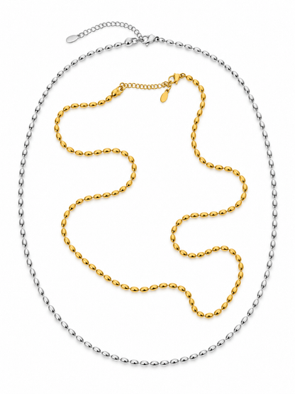 Collana Lunga "Bellissima" Gold o Silver