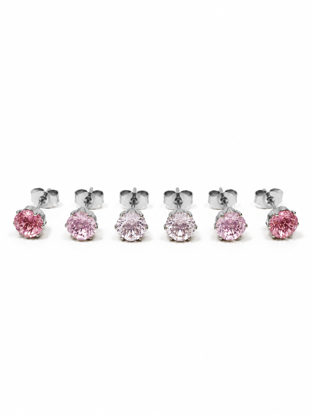 Set di 6 Lobetti "Iride" Silver con Gradient Colors