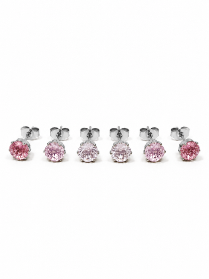 Set di 6 Lobetti "Iride" Silver con Gradient Colors