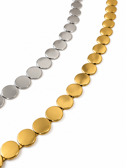 Choker/Girocollo "Dischetti" Gold o Silver