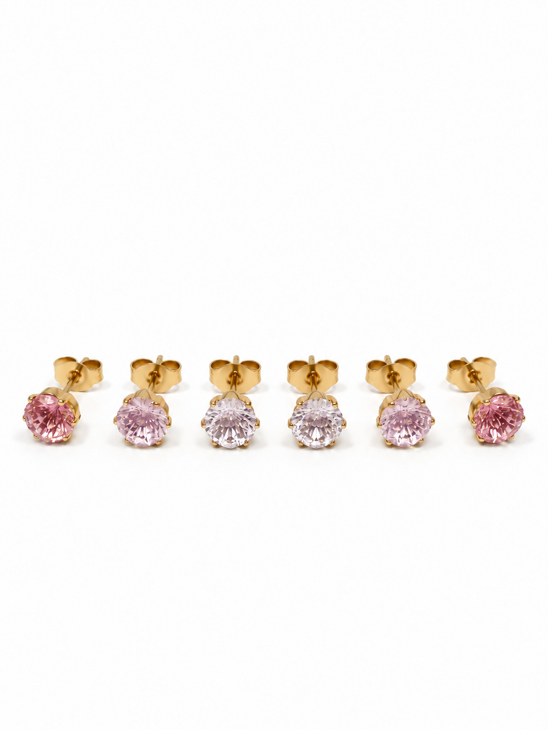 Set di 6 Lobetti "Iride" Gold con Gradient Colors