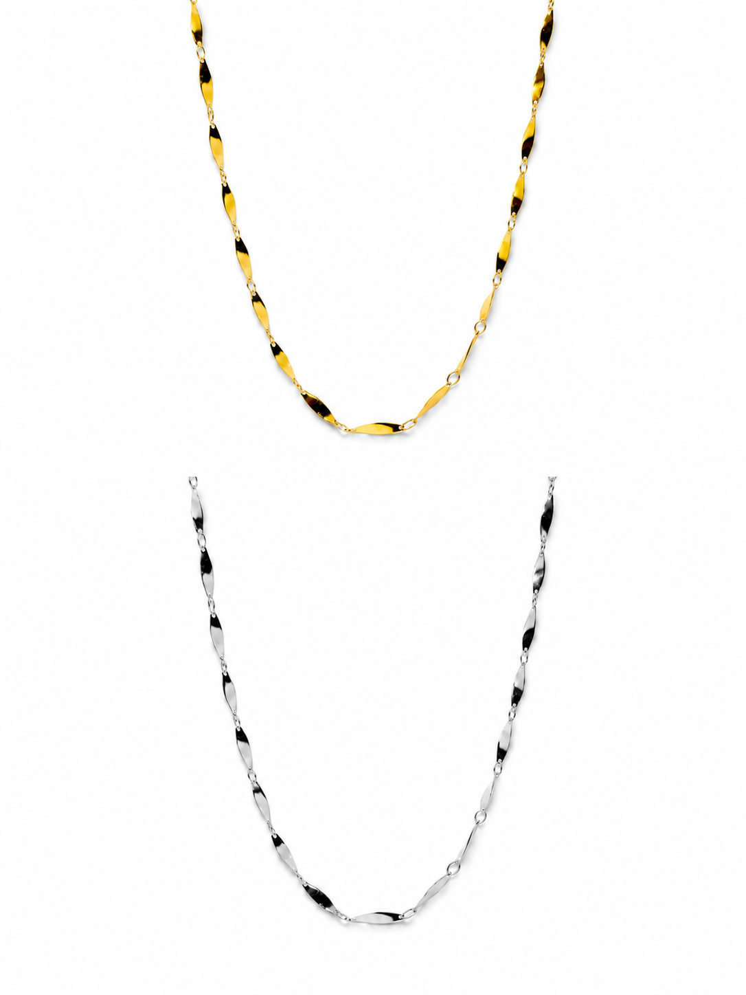 Collana Girocollo "Essenza" 40+5 cm. Gold o Silver