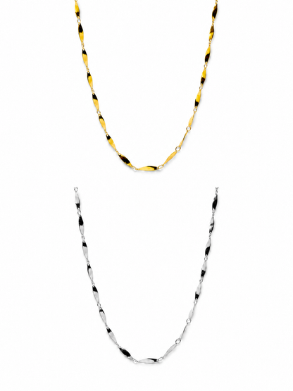 Collana "Essenza" 80+5 cm. Gold o Silver