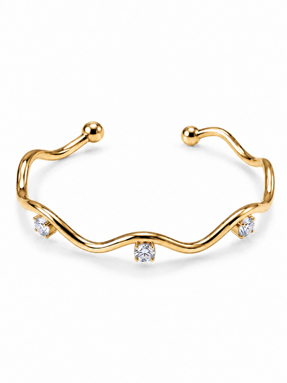 Bracciale Bangle "Medea" Gold o Silver