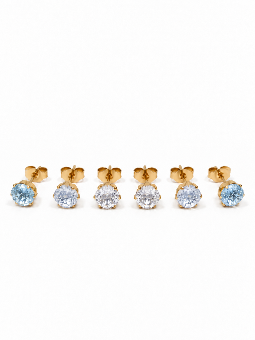 Set di 6 Lobetti "Iride" Gold con Gradient Colors