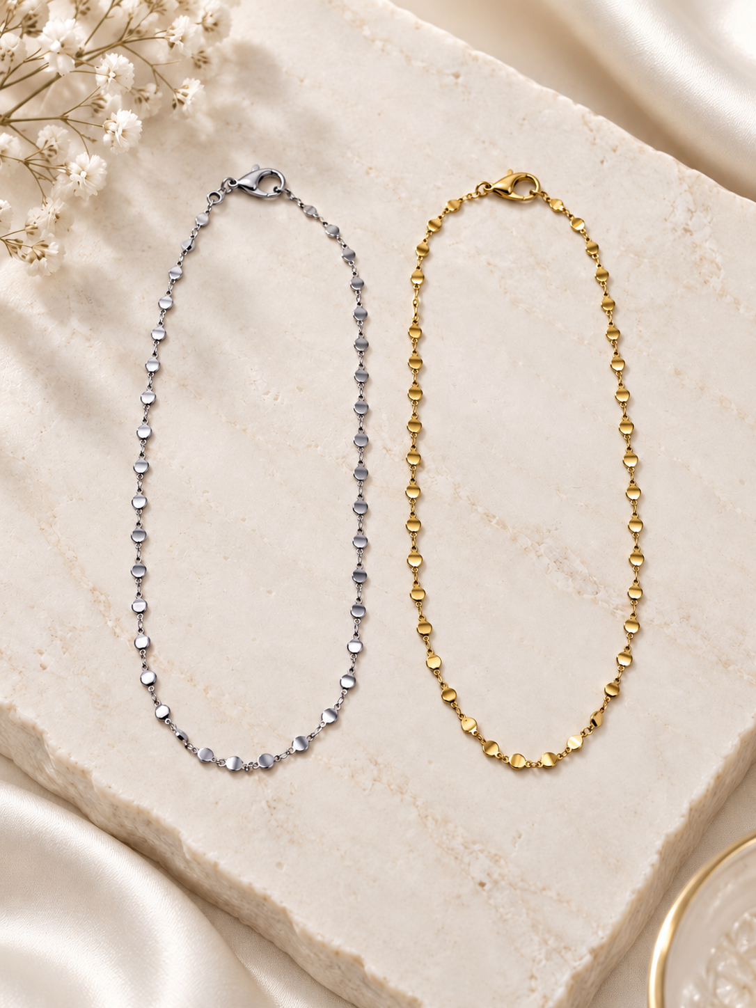 Collana "Dots" Gold o Silver