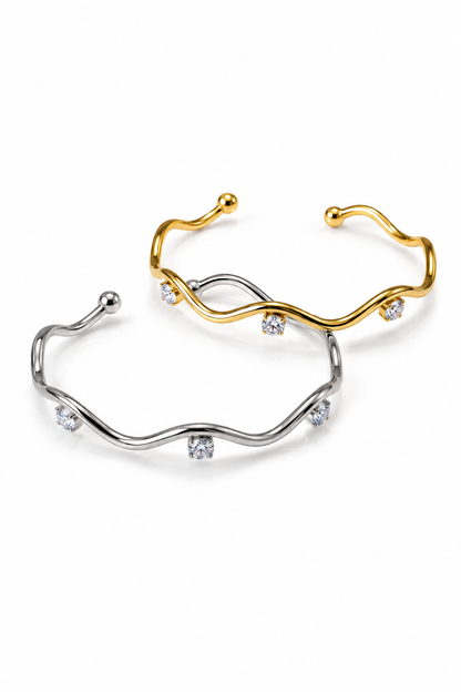 Bracciale Bangle "Medea" Gold o Silver