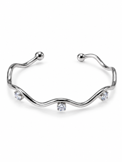 Bracciale Bangle "Medea" Gold o Silver