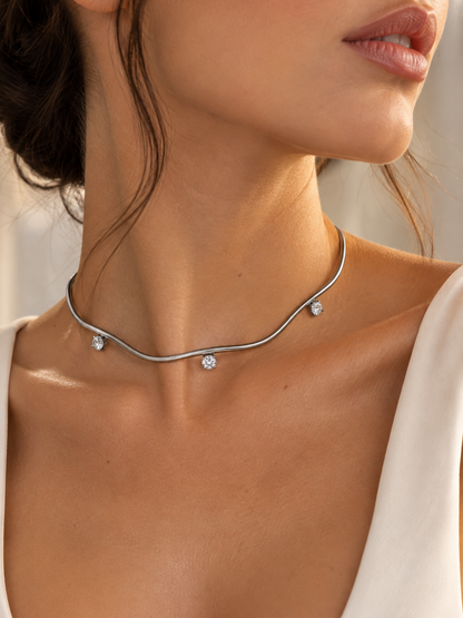 Choker Bangle "Medea" Gold o Silver