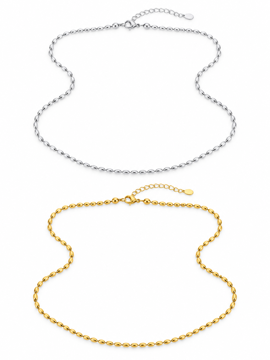 Collana Lunga "Bellissima" Gold o Silver
