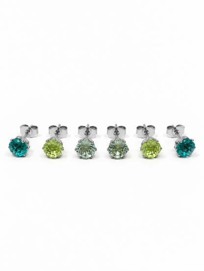 Set di 6 Lobetti "Iride" Silver con Gradient Colors