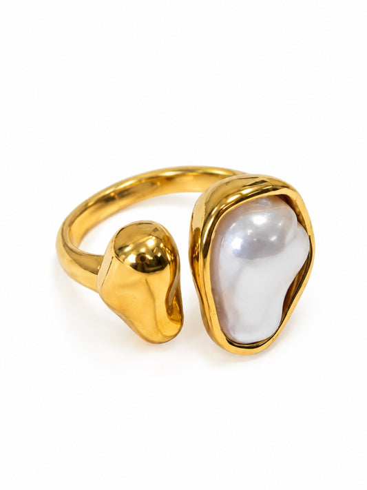 Anello Regolabile "Perle di Luna"