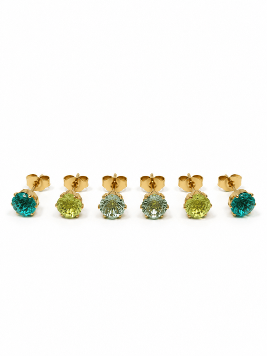 Set di 6 Lobetti "Iride" Gold con Gradient Colors - 333HOPE333