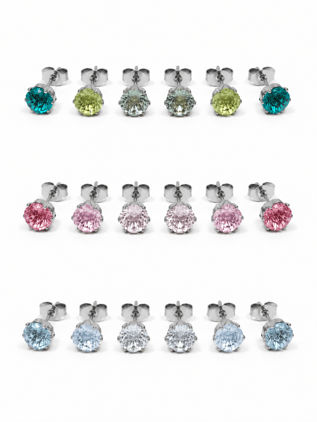 Set di 6 Lobetti "Iride" Silver con Gradient Colors - 333HOPE333