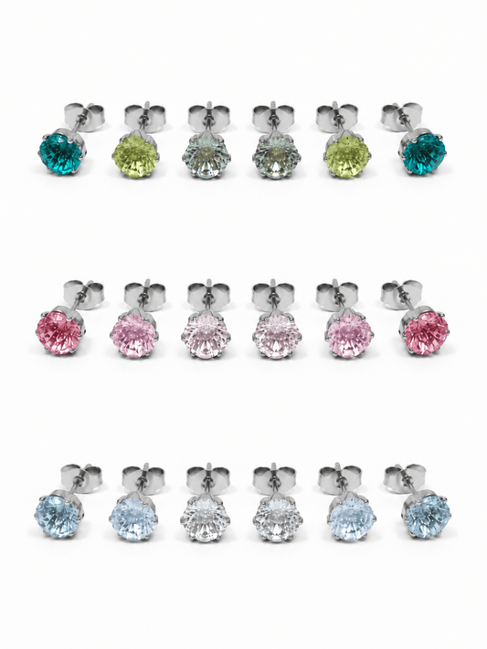 Set di 6 Lobetti "Iride" Silver con Gradient Colors - 333HOPE333