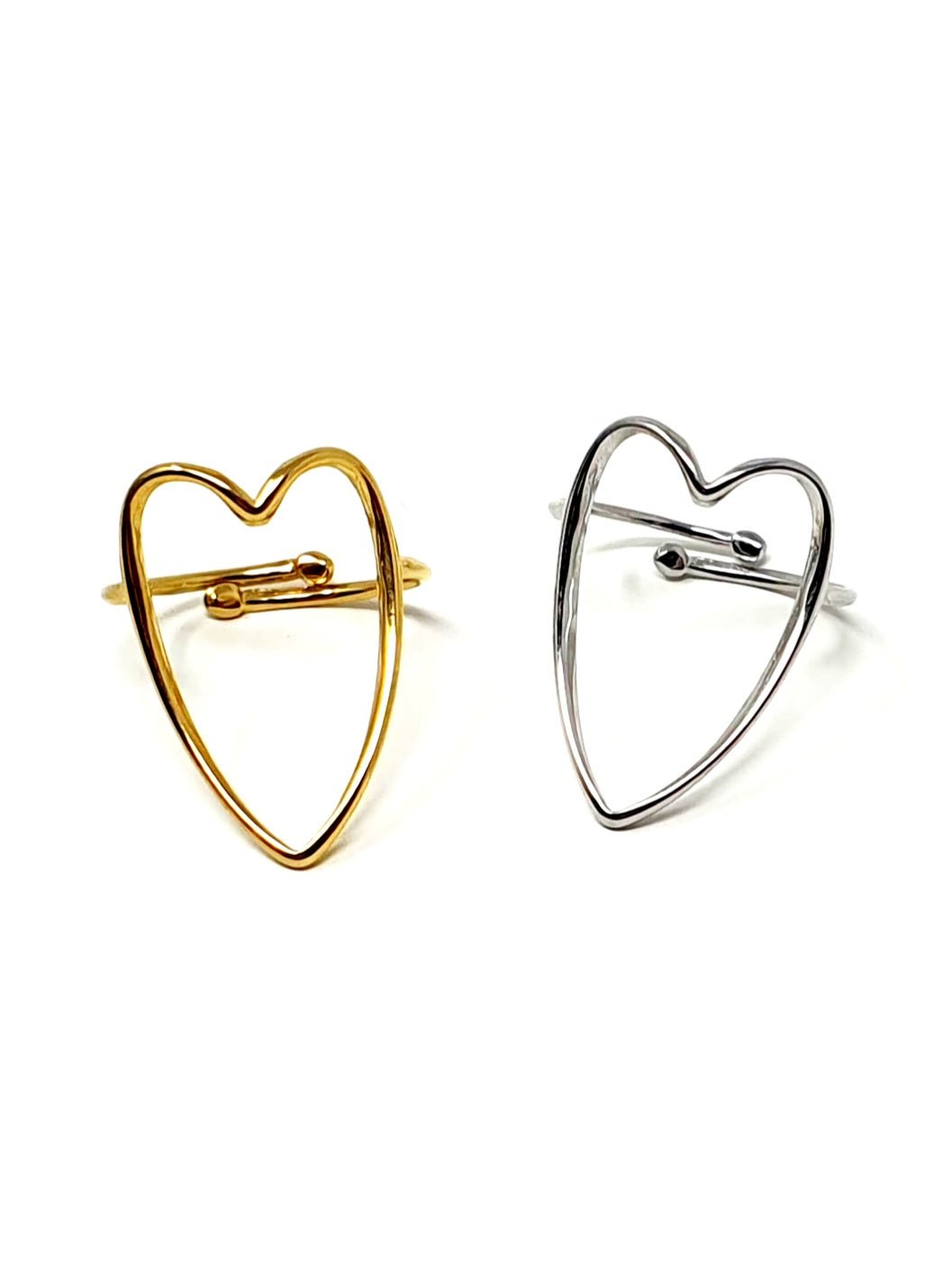 Anello Regolabile "Innamorarsi Slim" Gold o Silver - 333HOPE333