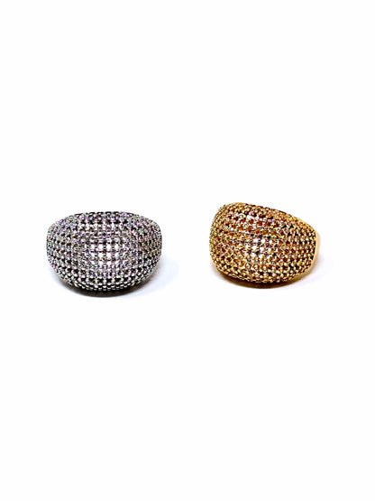 Anello Regolabile "Simona Shine Bold" Gold o Silver - 333HOPE333