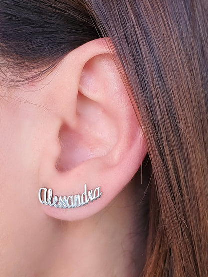 Orecchino Con Nome In Argento 925 – Cavaliere Gioielli - Foto 5