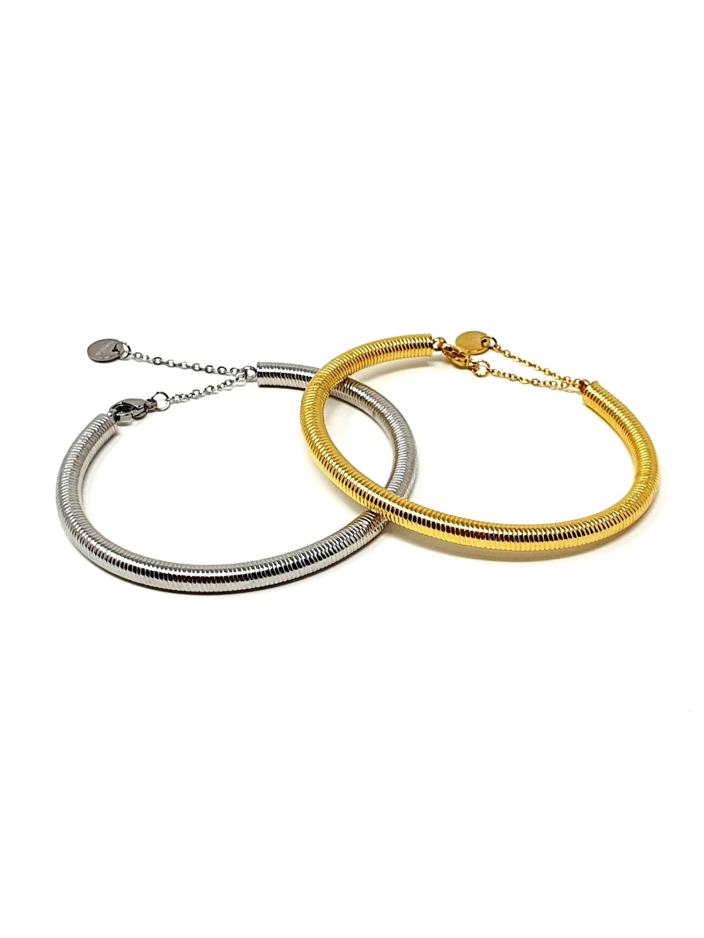 Bracciale Bangle "Hard Shell” Gold o Silver - 333HOPE333