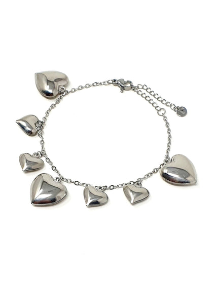 Bracciale “Multi Heart” Silver - 333HOPE333