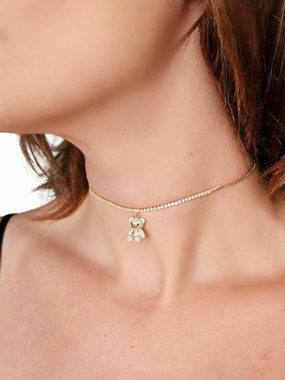 Choker/Girocollo "Teddy Tennis" Gold - 333HOPE333