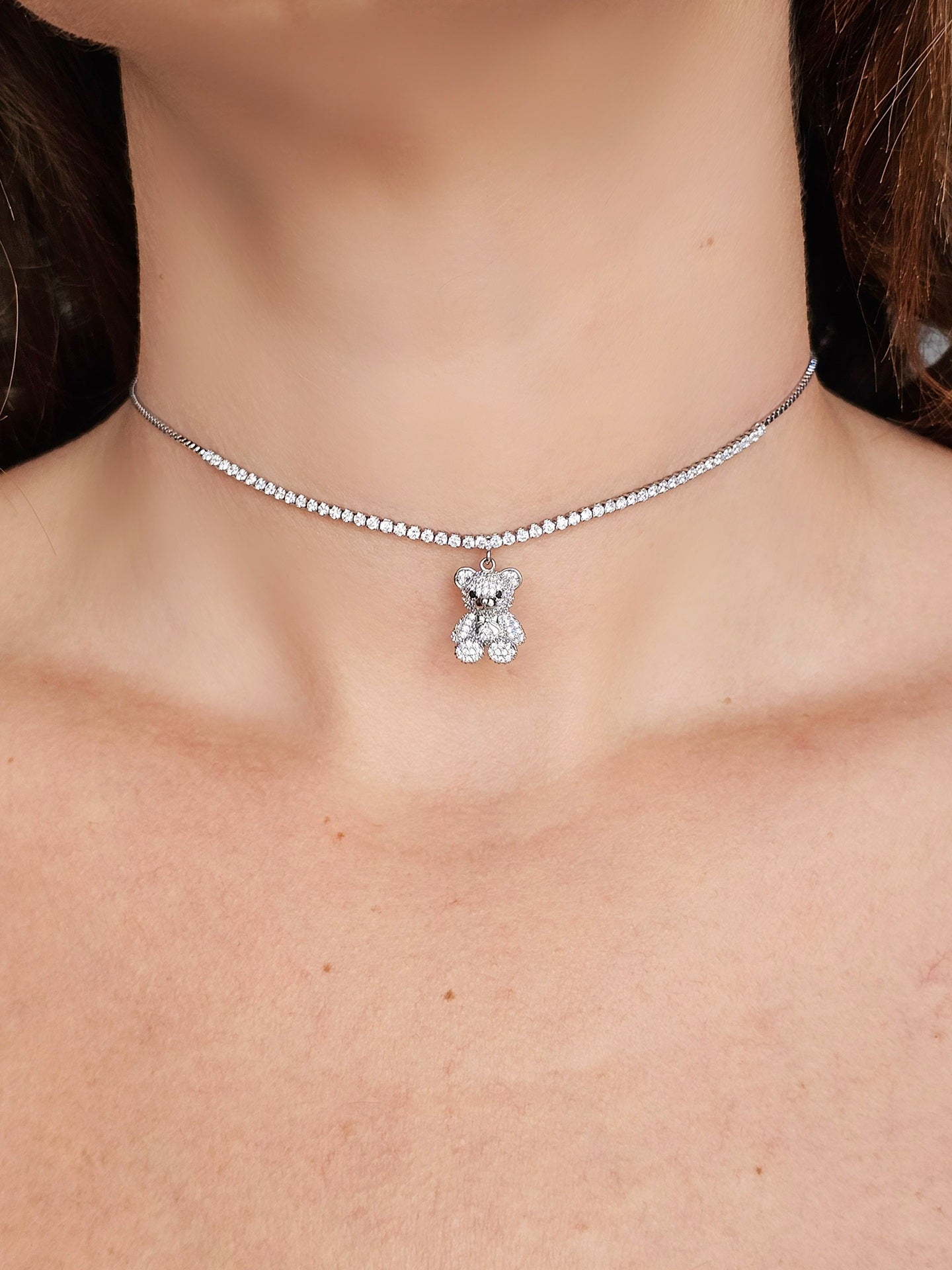 Choker/Girocollo "Teddy Tennis" Silver - 333HOPE333