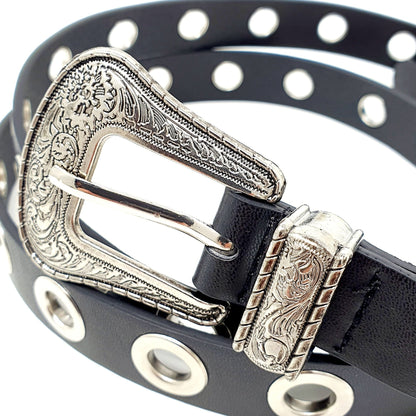 Cintura texana fibbia argento - 333HOPE333