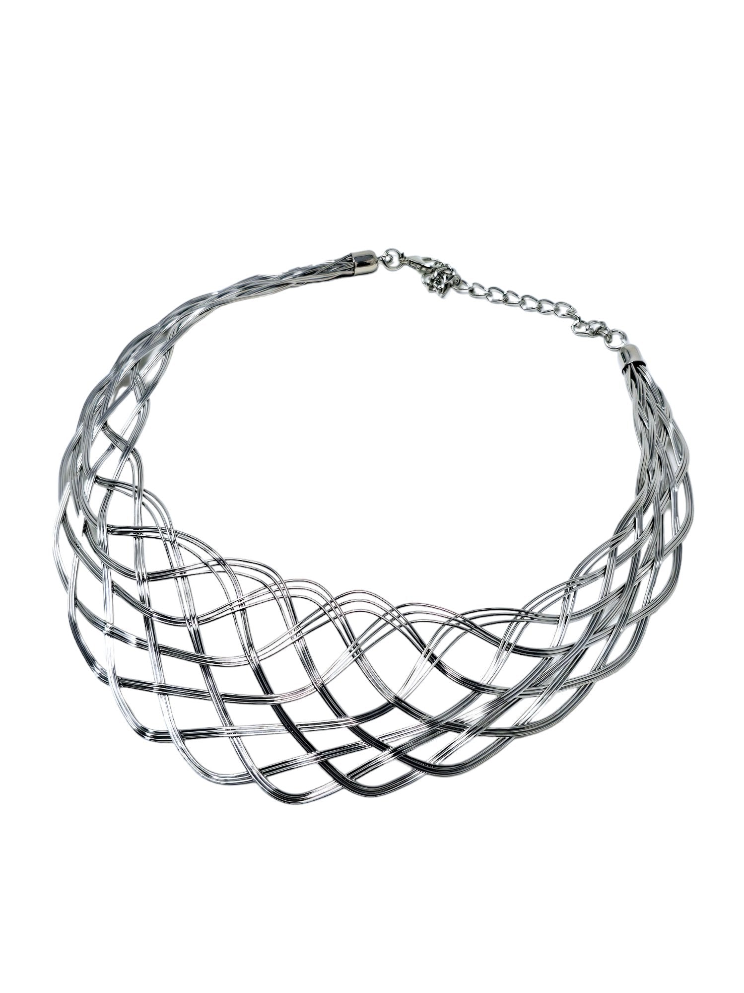 Collana Bangle "Metal Wire" Silver - 333HOPE333