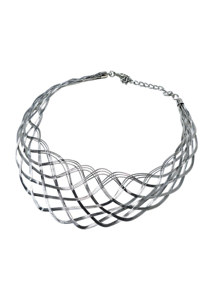 Collana Bangle "Metal Wire" Silver - 333HOPE333