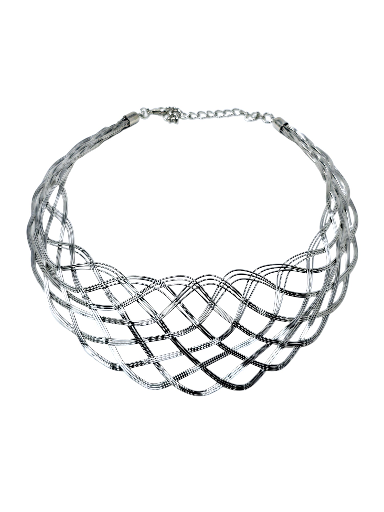 Collana Bangle "Metal Wire" Silver - 333HOPE333