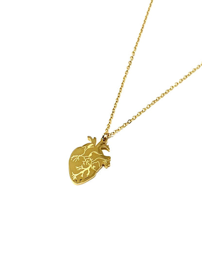 Collana “Cuore Anatomico” Gold - 333HOPE333