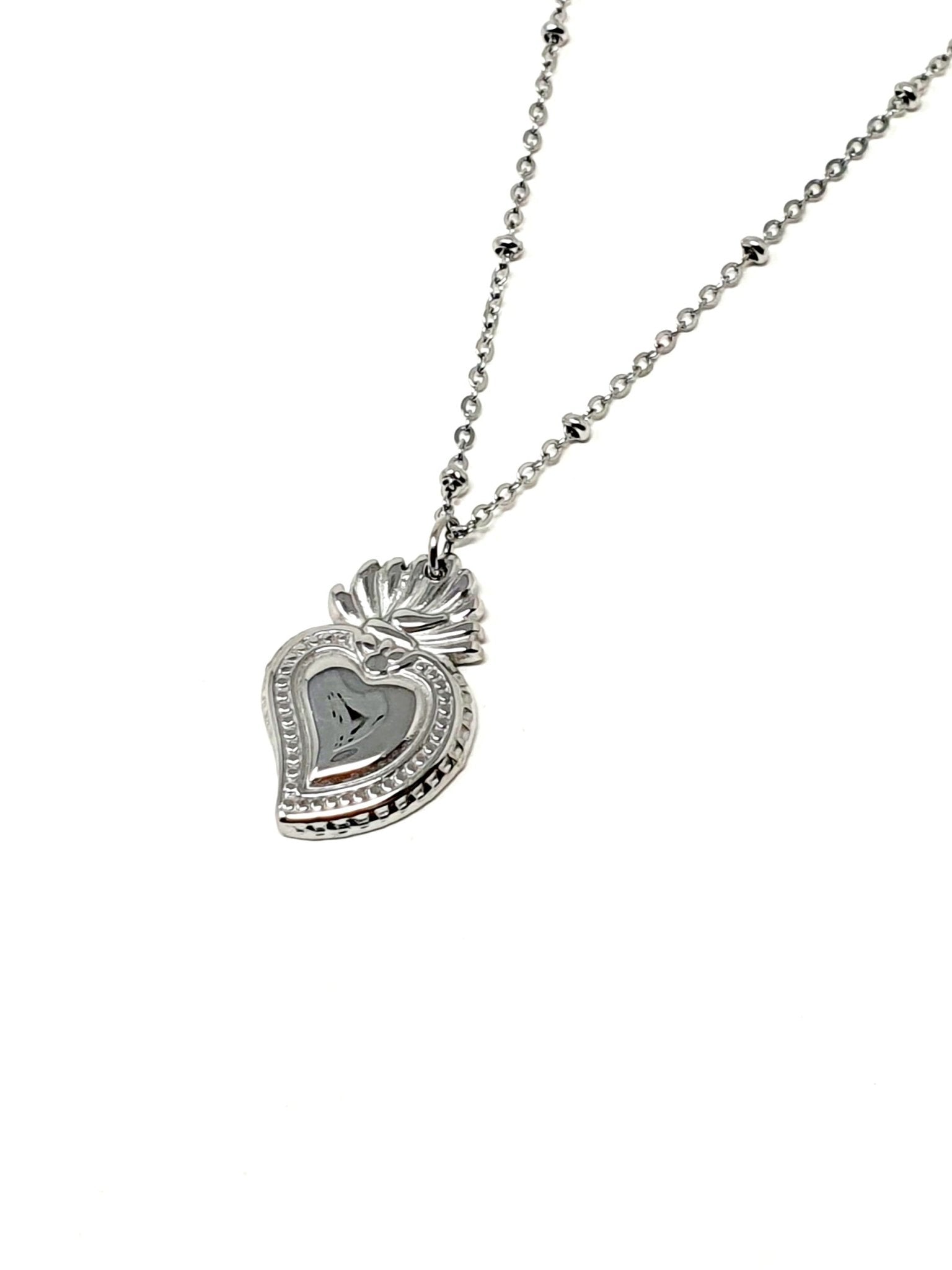 Collana "Cuore Sacro" Silver - 333HOPE333