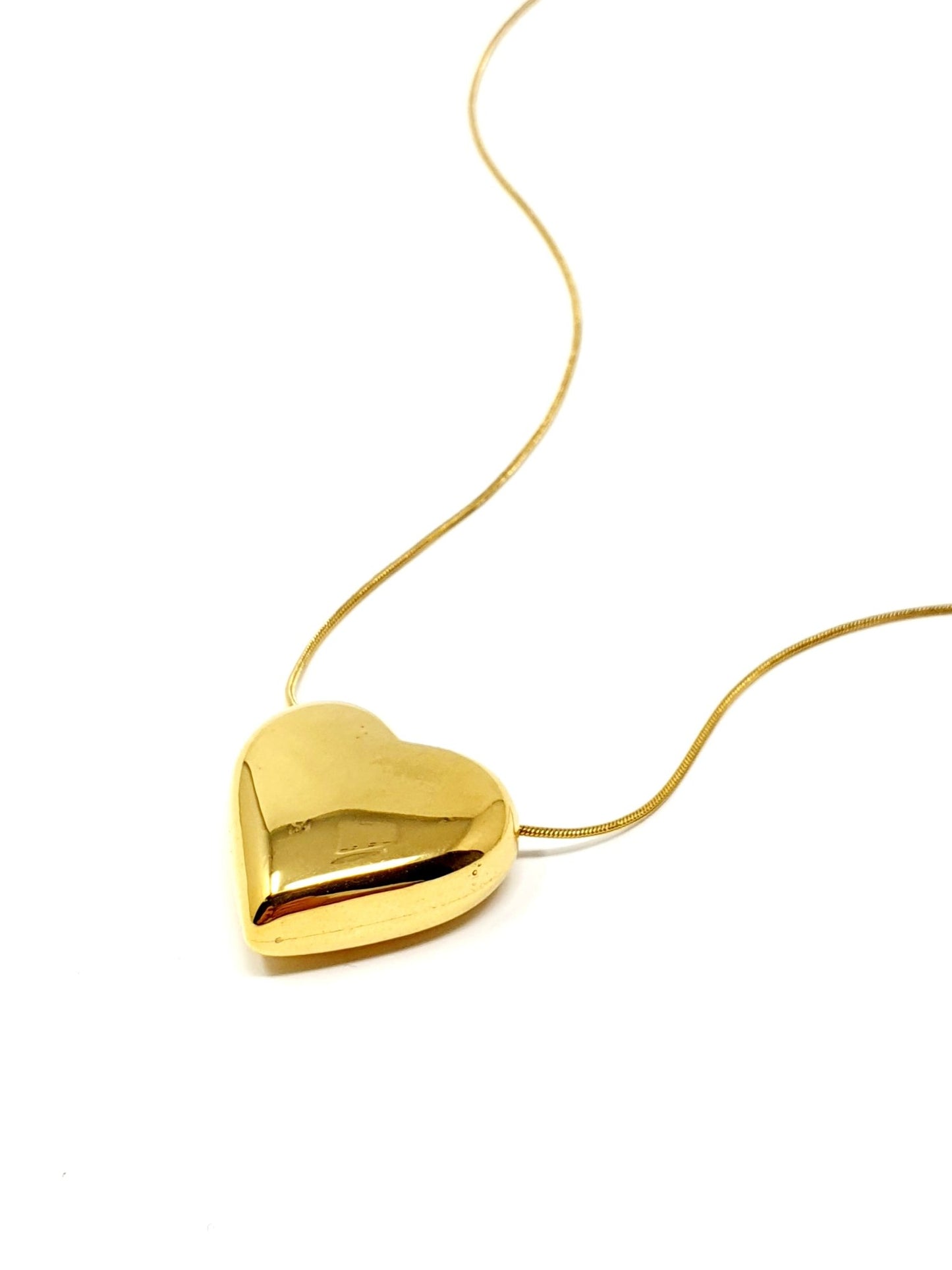 Collana girocollo "Metal Heart" Gold - 333HOPE333