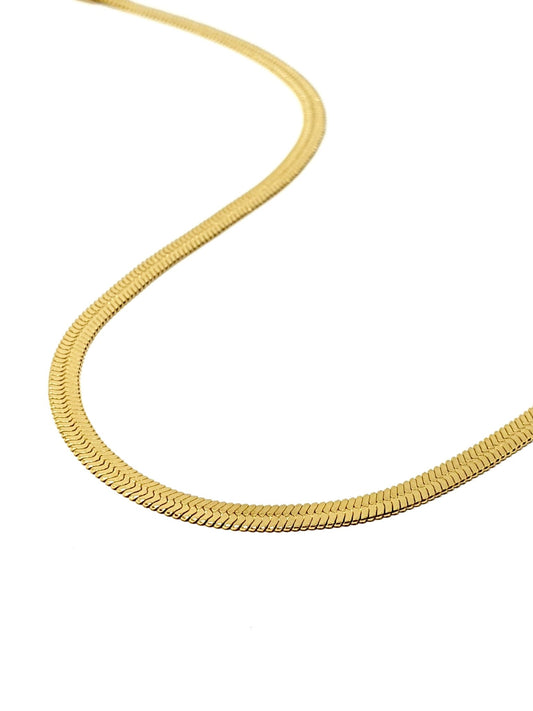 Collana girocollo "Snake" Gold - 333HOPE333