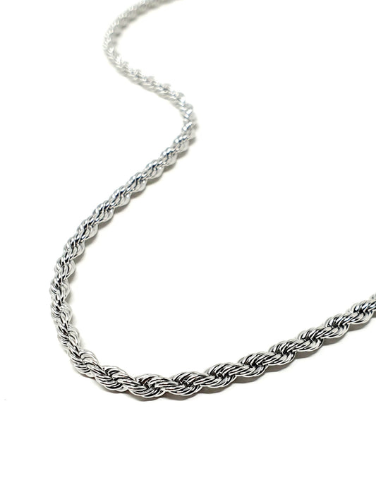 Collana girocollo "Torchon" Silver - 333HOPE333