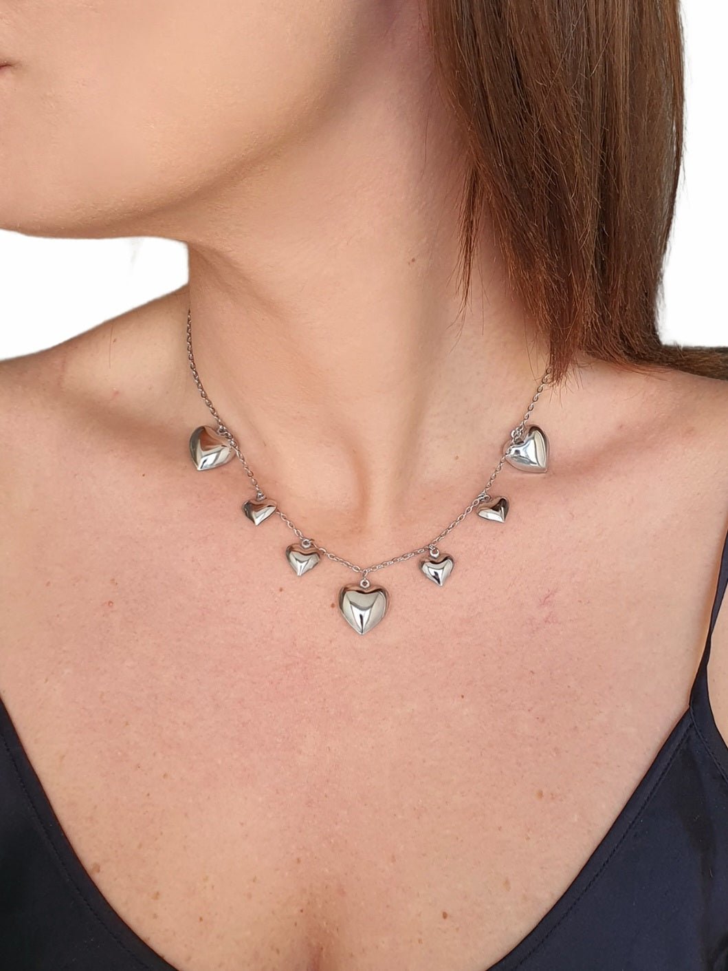 Collana “Multi Heart” Silver - 333HOPE333