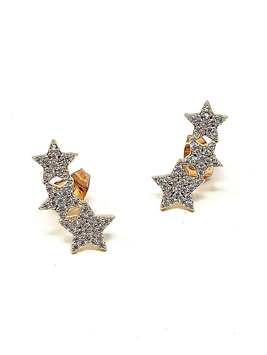 Coppia di Lobetti "Scia di Stelle" Gold - 333HOPE333