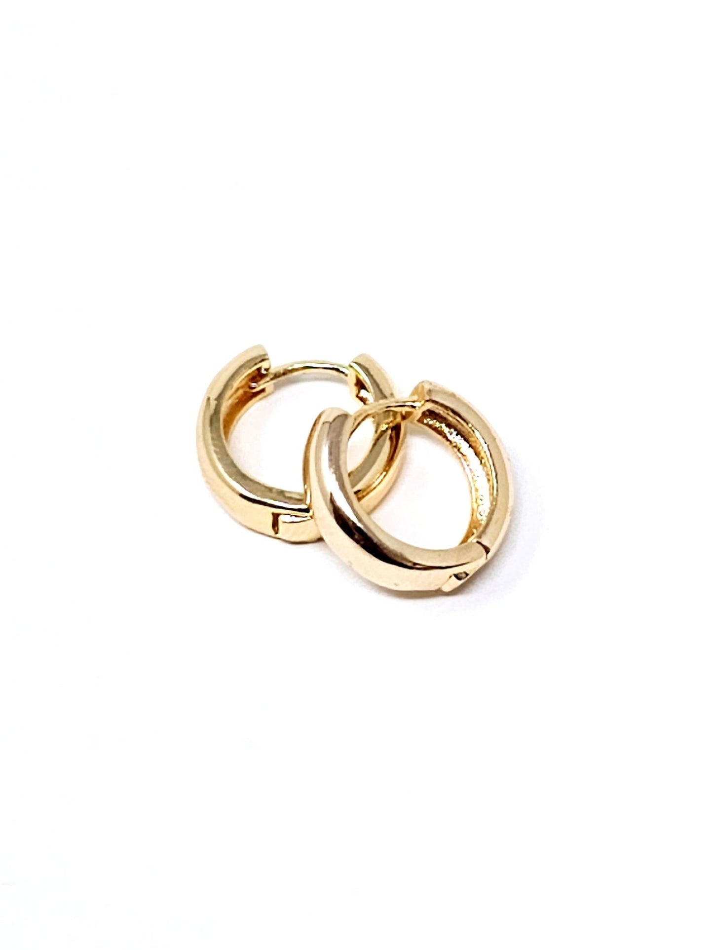 Coppia di mini hoops "Sofia Medium” Gold - 333HOPE333